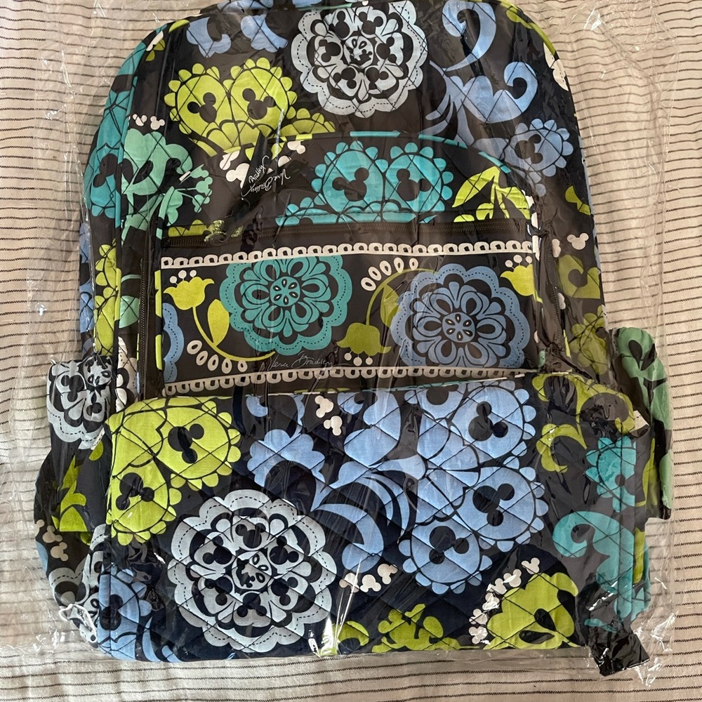NWT Vera Bradley ‘Where’s Mickey’ Campus Backpack